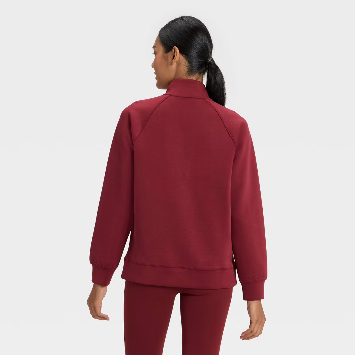 Women's Airy Sleek Legging Friendly Half Zip Sweatshirt - All In Motion™ | Target