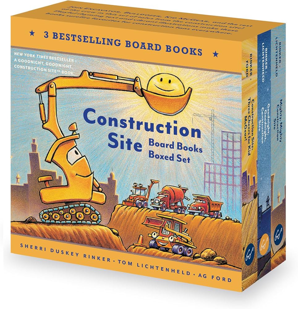 Construction Site Board Books Boxed Set (Goodnight Construction Site) | Amazon (US)