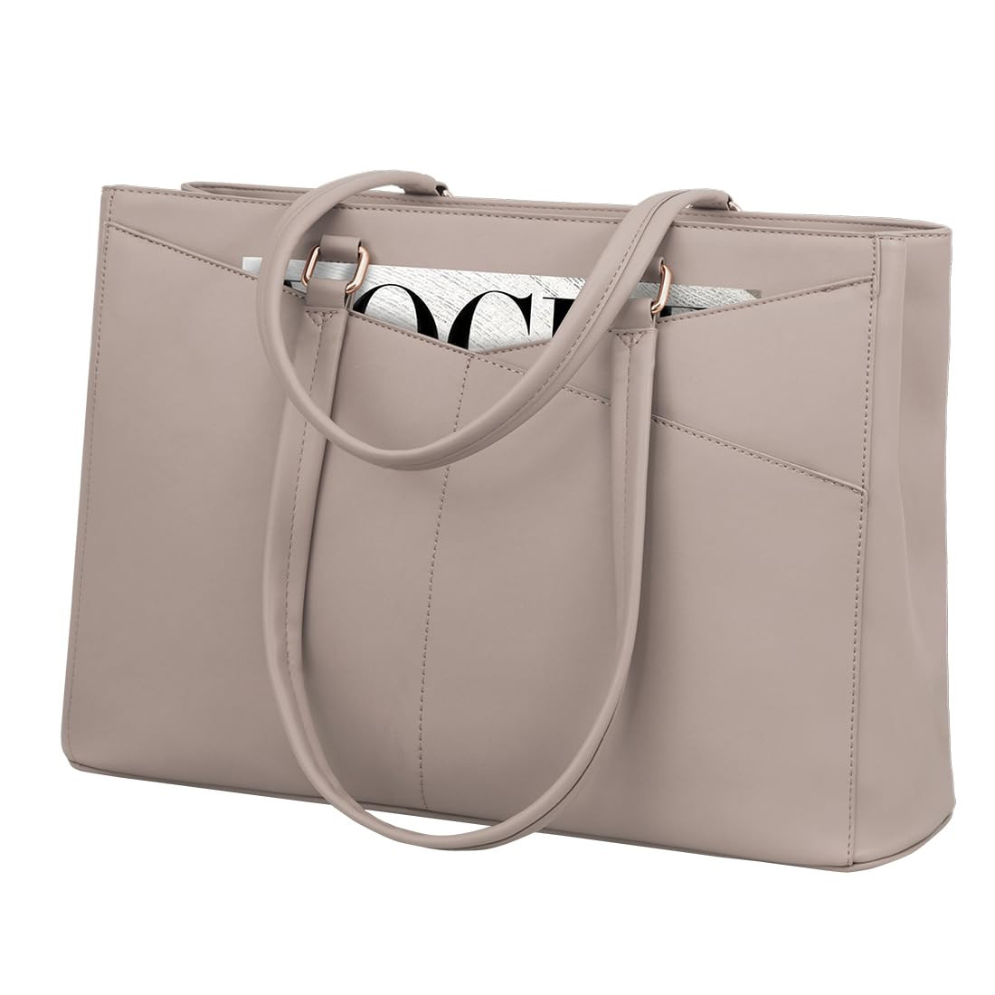LOVEVOOK Laptop Tote Bag for Women, Office Work Bag Briefcase fit for 15.6 inch Laptop, Large Capacity Teacher Computer Bag Handbag | Amazon (US)