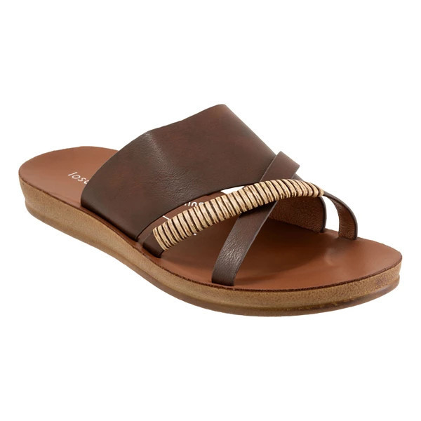 Women's Los Cabos Bride Slide Sandals 38 Mocha | Scheels