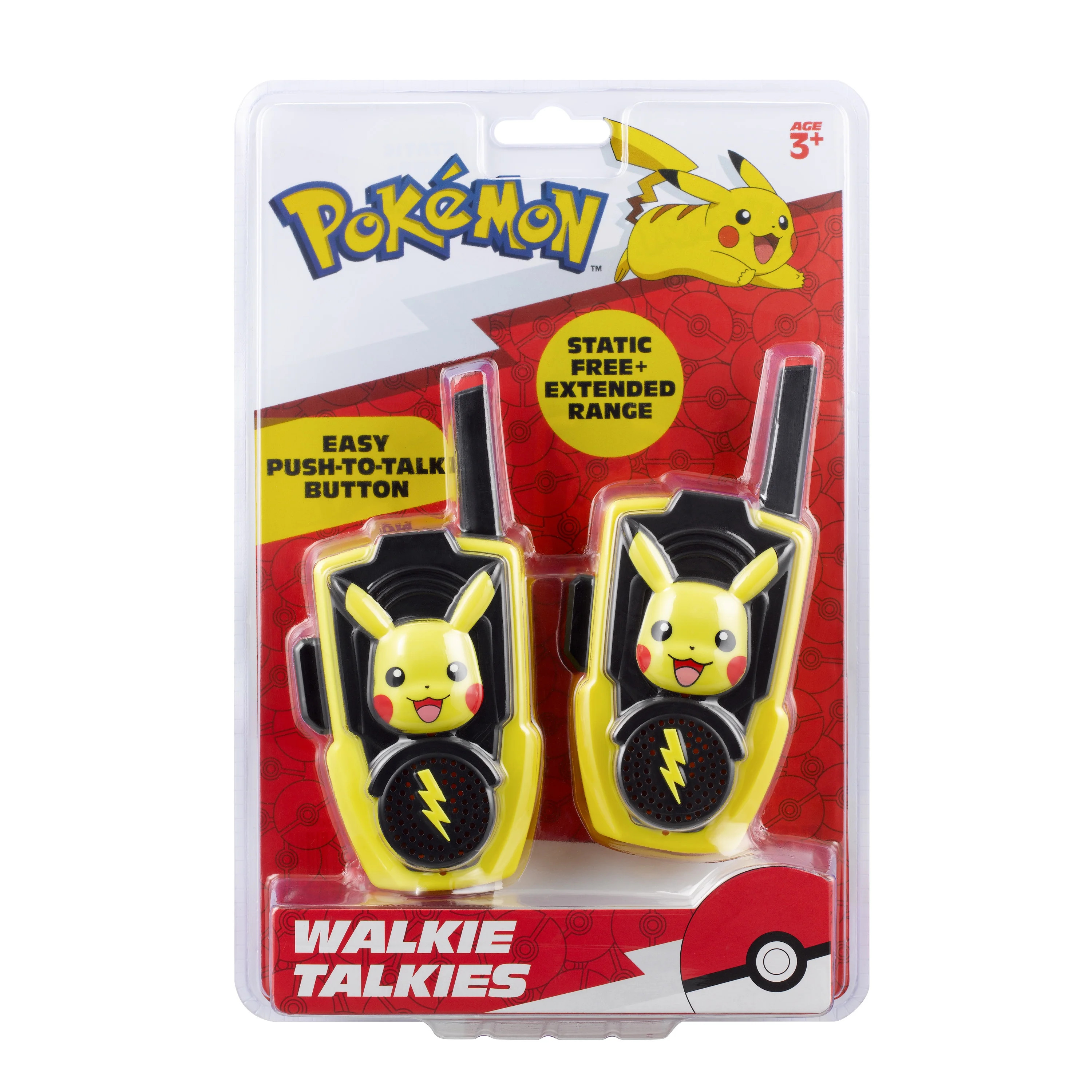 Pokemon Extended Range Walkie Talkies - Action Figures - Push to Talk Button, Children Ages 3+ | Walmart (US)