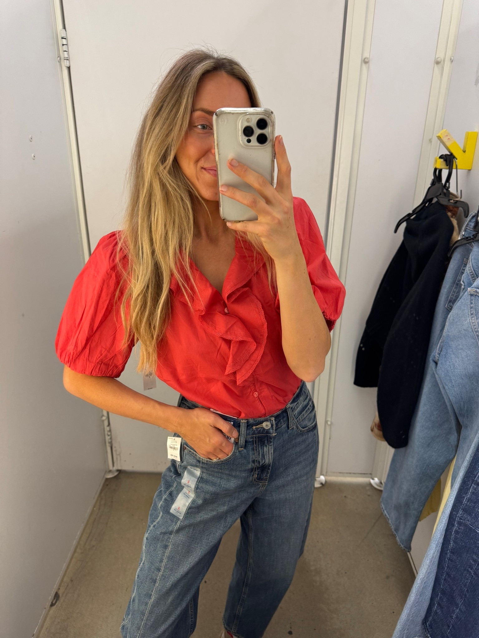 Size small top 
Tts jeans 