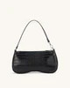 Eva Shoulder Bag - Black Croc | JW PEI US