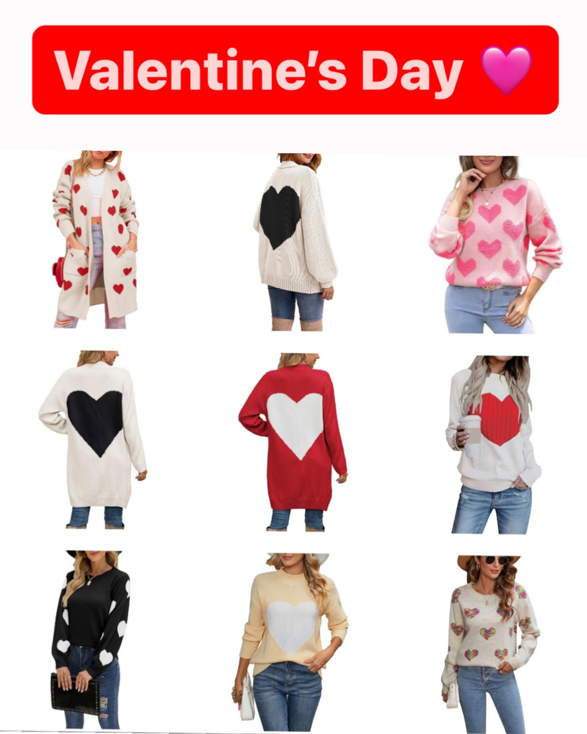 Valentine’s Day Sweaters

Heart sweater | Valentine’s looks | Valentine’s Day outfits | teacher look | teacher outfit | red and pink | Amazon | Amazon sweater | affordable fashion | midsize looks | midsize outfit | workwear 

#amazon #hearts #affordable 

#LTKmidsize #LTKfindsunder50 #LTKworkwear