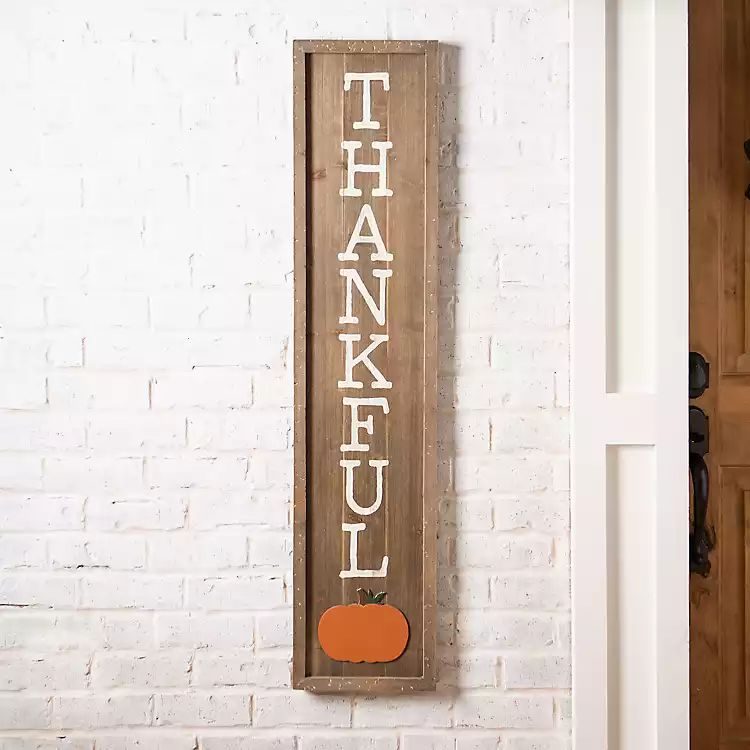Thankful Fall Porch Board | Kirkland's Home