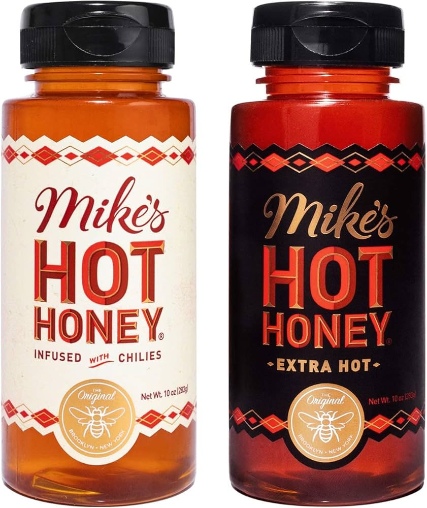 Mike’s Hot Honey – Original & Extra Hot Combo 10 oz (2 Pack), Hot Honey with an Extra Kick, S... | Amazon (US)