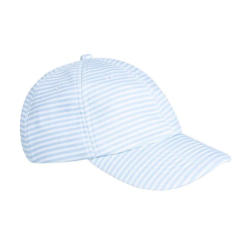 powder blue stripe baseball hat | minnow