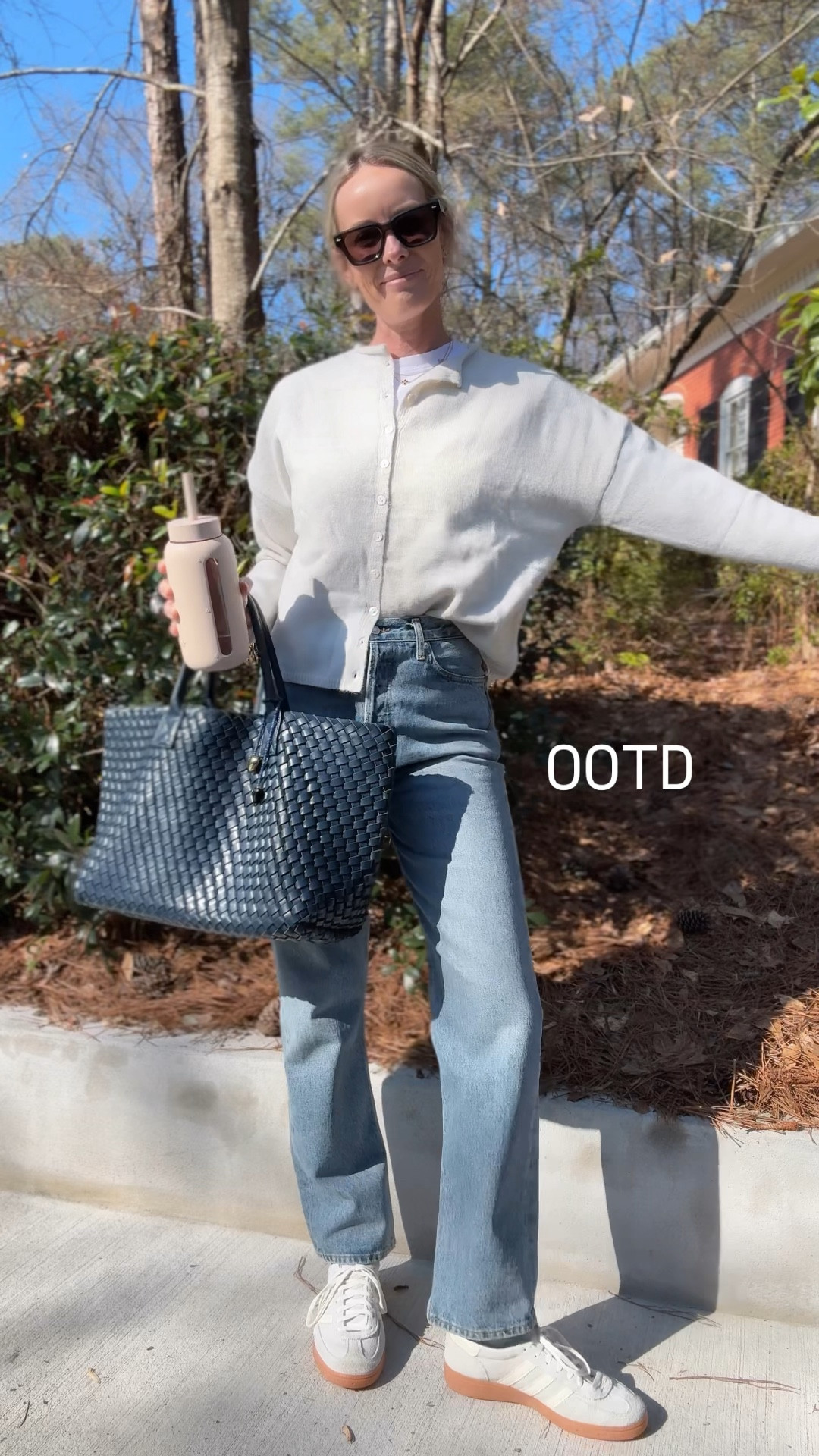 Size S Amazon sweater I own in 3 colors! Jeans are Agolde and an awesome straight leg everyday pair. Sneakers are adidas and the best style IMO. 

#LTKStyleTip