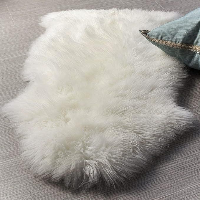 Faux Fur Fluffy Sheepskin Rug for Home Decor - Couch/Chair Covers Furry Area Rug for Living Room/... | Amazon (US)