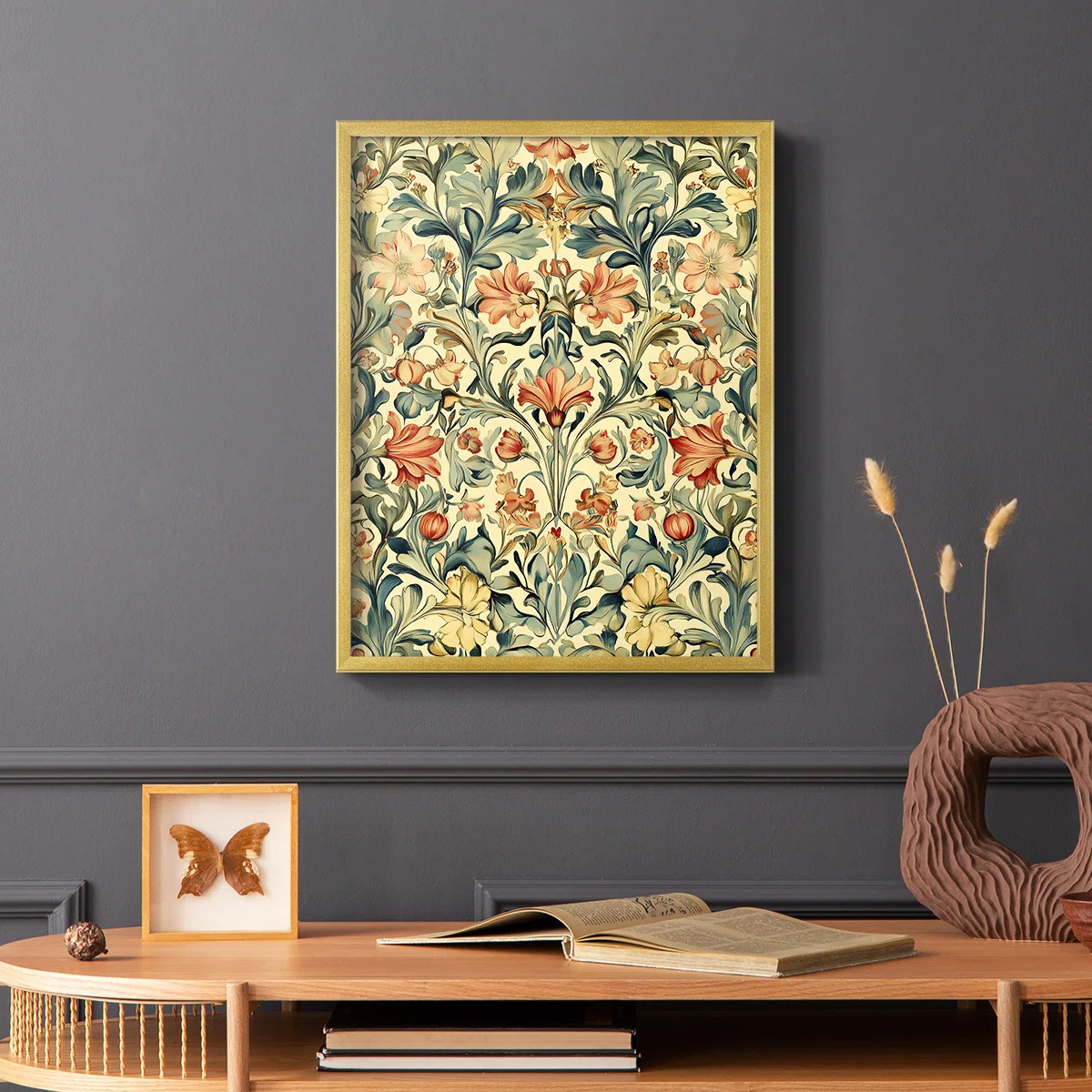 WM MORRIS Series CMXIII  -Premium Framed Print -Ready to Hang - No Nails Required | Wayfair North America