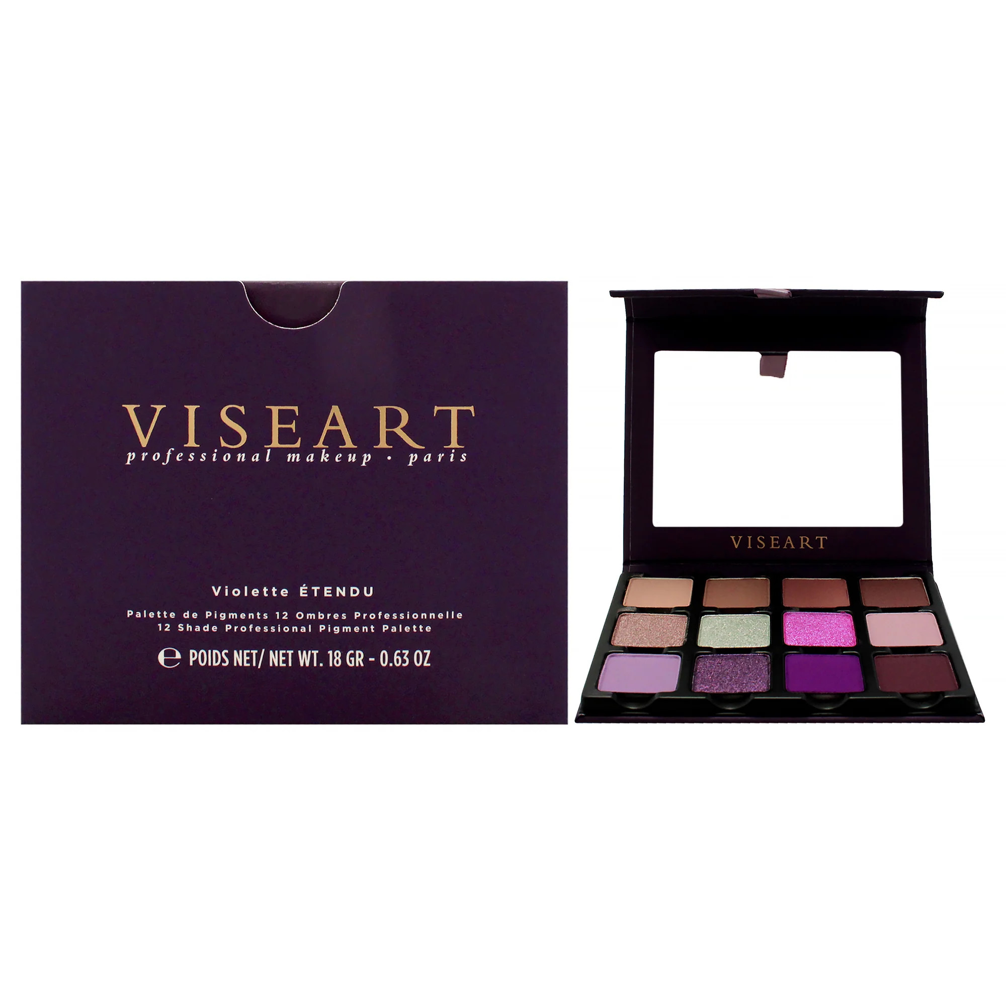 Etendu Eyeshadow Palette - Violette by Viseart Paris for Women - 0.63 oz Eye Shadow | Shop Simon
