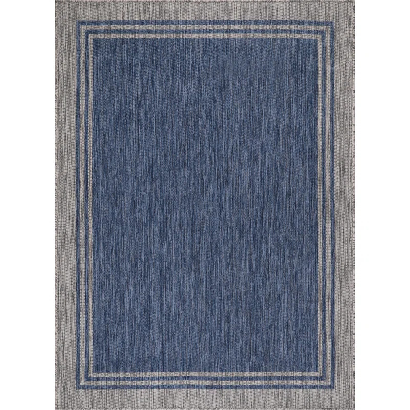 Waikiki Blue/Gray Indoor/Outdoor Rug | Wayfair North America