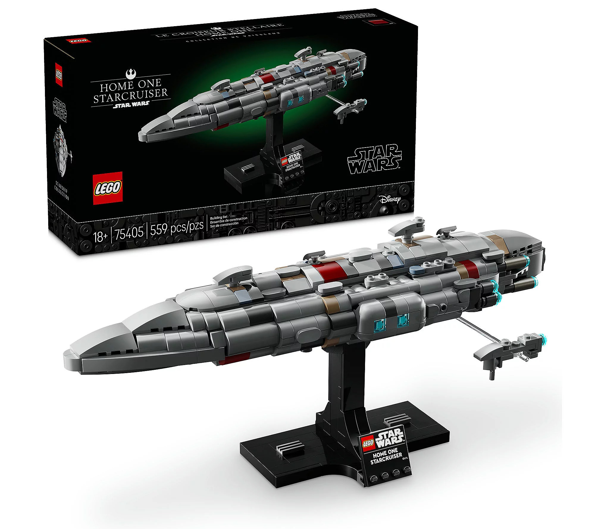 LEGO Star Wars Home One Starcruiser, Buildable Starship 75405 | QVC