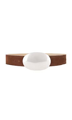 B-Low the Belt Myra Nubuck Belt in Mocha & Silver from Revolve.com | Revolve Clothing (Global)