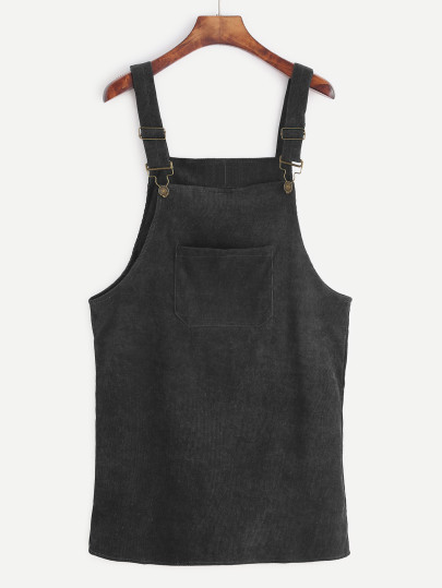 Corduroy Overall Dress | SHEIN