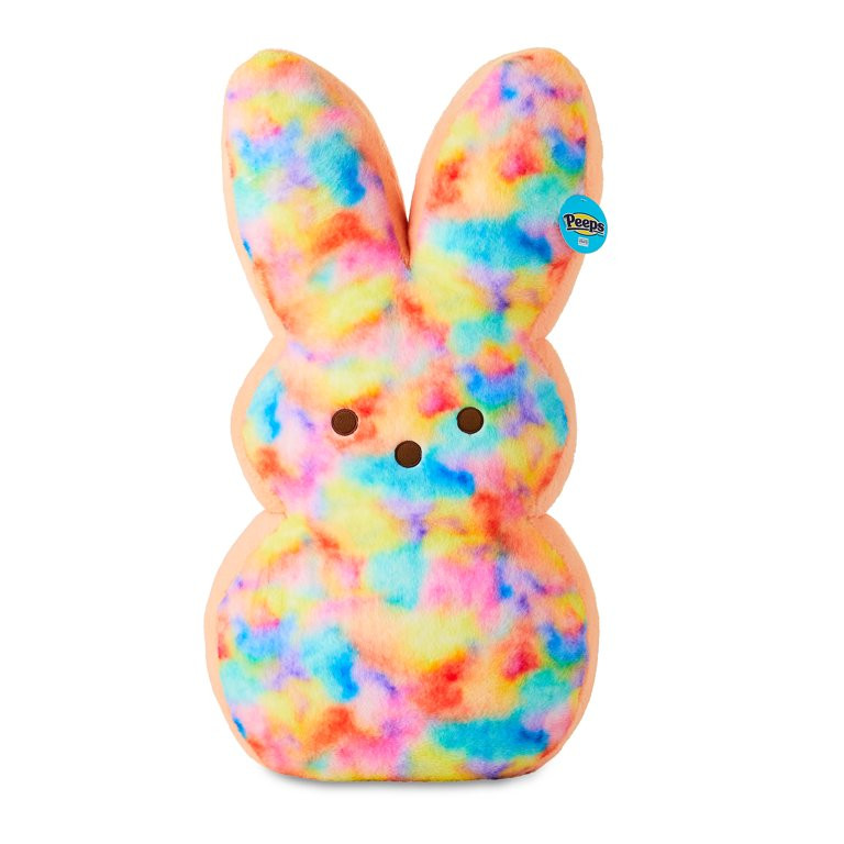 Jumbo Peeps Bunny Plush, Tie Dye, 42 Inch | Walmart (US)