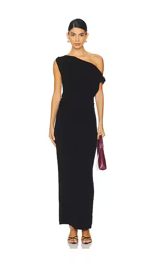 Leena Maxi Dress in Black | Revolve Clothing (Global)