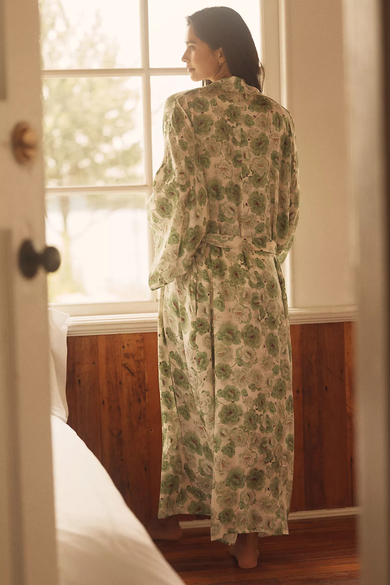 Papinelle Florence Silk Maxi Robe | Anthropologie (US)