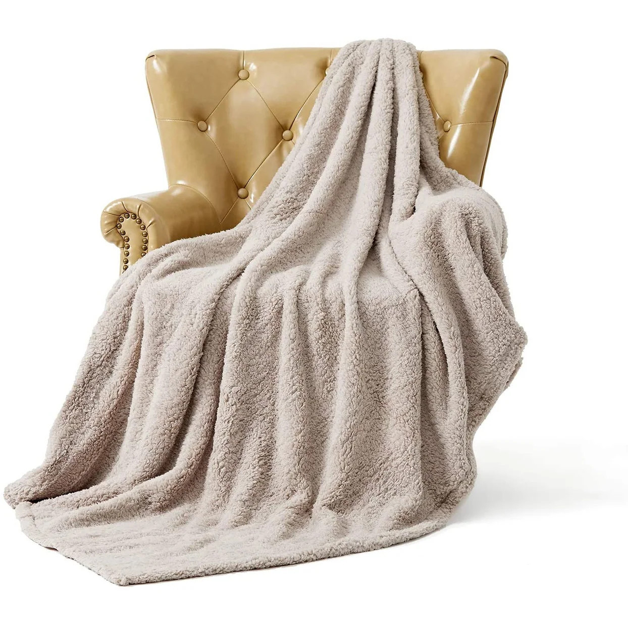 Cozy Throw Blanket for Bed Couch Warm Fuzzy Sherpa Blanket | Bed Bath & Beyond