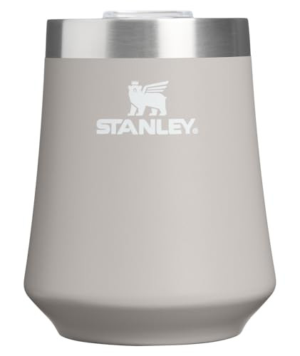 STANLEY Reserve Wine Tumbler | 11 oz Stainless Steel Travel Mug For Wine, Cocktails, Soda | Keeps Drinks Cold for Hours | BPA-Free | Ash | Amazon (US)