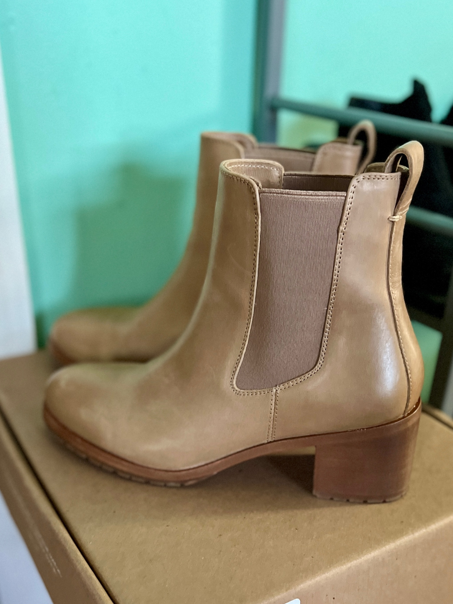 These beautiful almond colored leather heeled Chelsea boots are going to be a staple in my wardrobe this fall! #gifted

They come in two other colors as well!

I received this item for free from Amazon in exchange for my honest review.

#LTKShoeCrush #LTKSaleAlert #LTKSeasonal