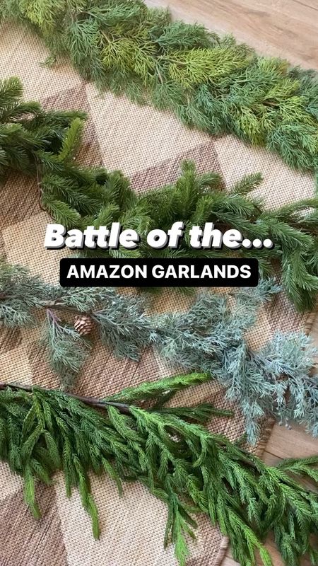Christmas garland. Amazon garlands. Christmas decor. 

#LTKGiftGuide #LTKSeasonal #LTKHoliday