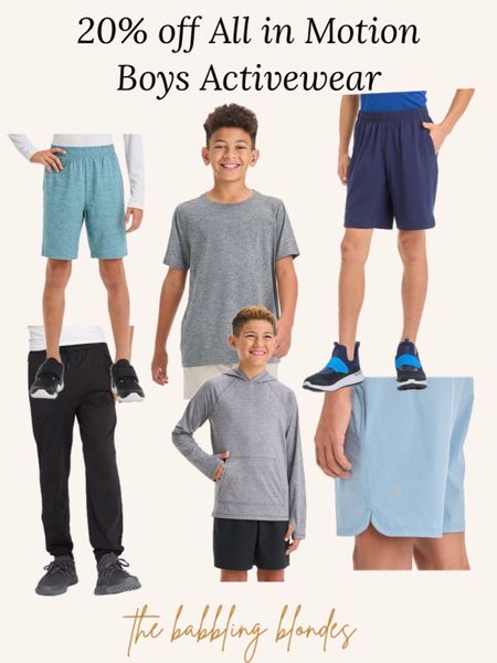 I’ve rounded up my favs from the @target all in motion sale for the boys. I’ve bought these joggers, shorts, and shirts gear after year bc they’re that good! 

#LTKsalealert #LTKkids #LTKstyletip