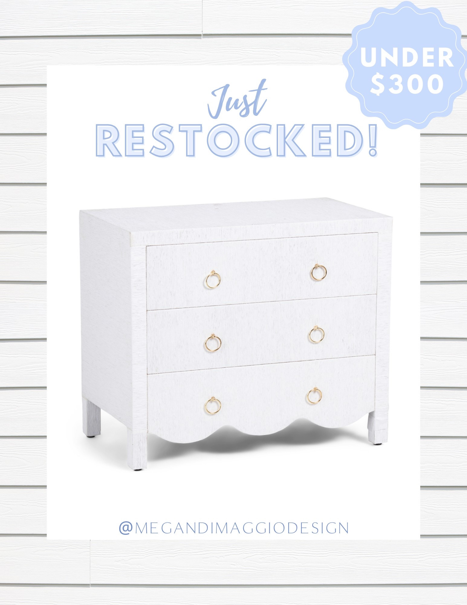 🏃🏼‍♀️🏃🏼‍♀️🏃🏼‍♀️ this scalloped grasscloth chest of drawers was just restocked!! Such a steal at under $300 & use code: SHIP89 to score free shipping too! 🤍

#LTKHome #LTKSaleAlert #LTKFamily
