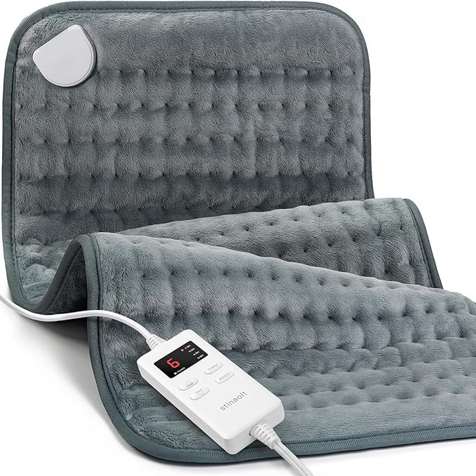 Heating Pad for Back & Period Cramps, Portable Heating Pad for Neck and Shoulders and Back with A... | Amazon (US)