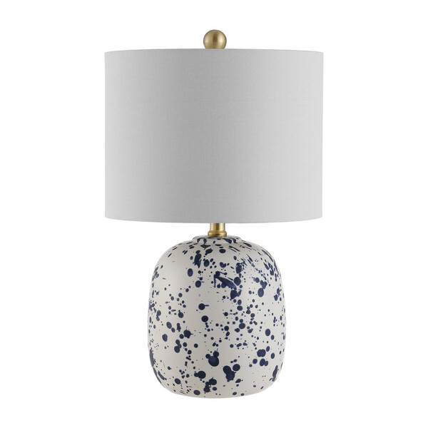 Wallace Ceramic Table Lamp, Blue/White | Maisonette
