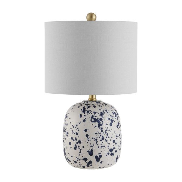 Wallace Ceramic Table Lamp, Blue/White | Maisonette