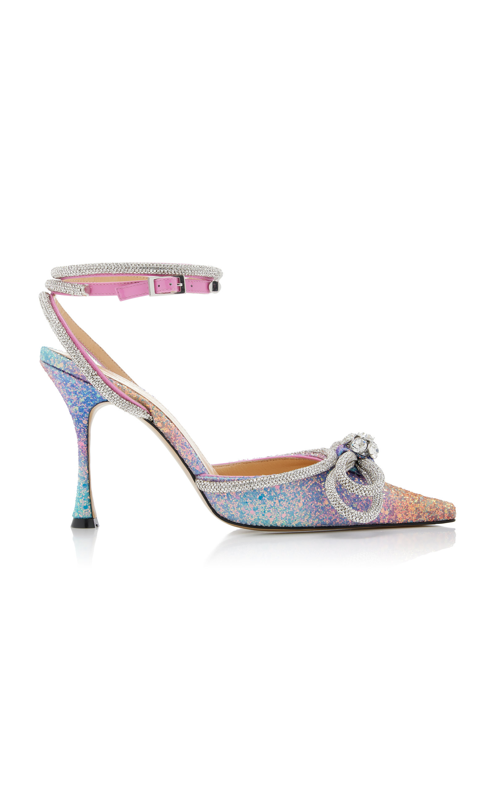 Exclusive Glittered Double Bow Pumps | Moda Operandi (Global)