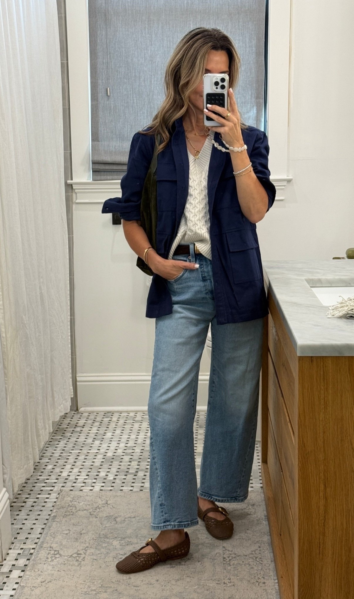 -jacket sz  XS 
-vest sz S 


#LTKOver40 #LTKootd 