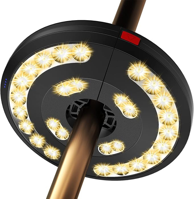 Eletorot Patio Umbrella Lights - Rechargeable Outdoor Table Decor, 28 LED 3 Lighting Modes Light,... | Amazon (CA)