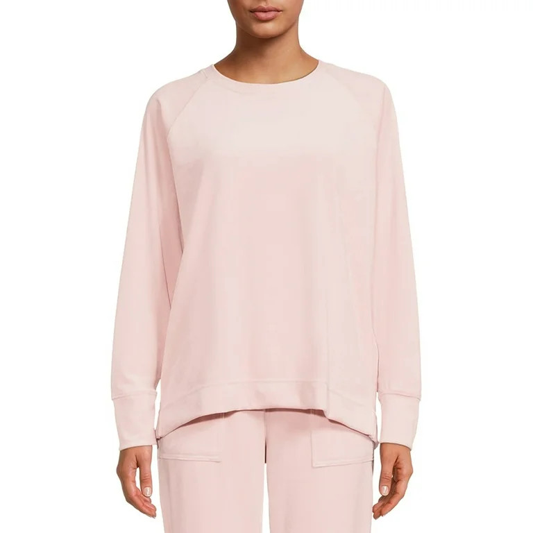Time and Tru Women's Velour Sweatshirt | Walmart (US)