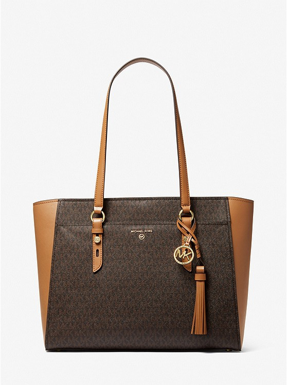Sullivan Large Logo and Leather Tote Bag | Michael Kors US