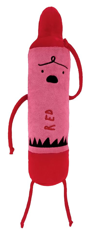 MerryMakers The Day the Crayons Quit Red Soft Plush Crayon Toy, 12-Inch, from Drew Daywalt and Ol... | Amazon (US)