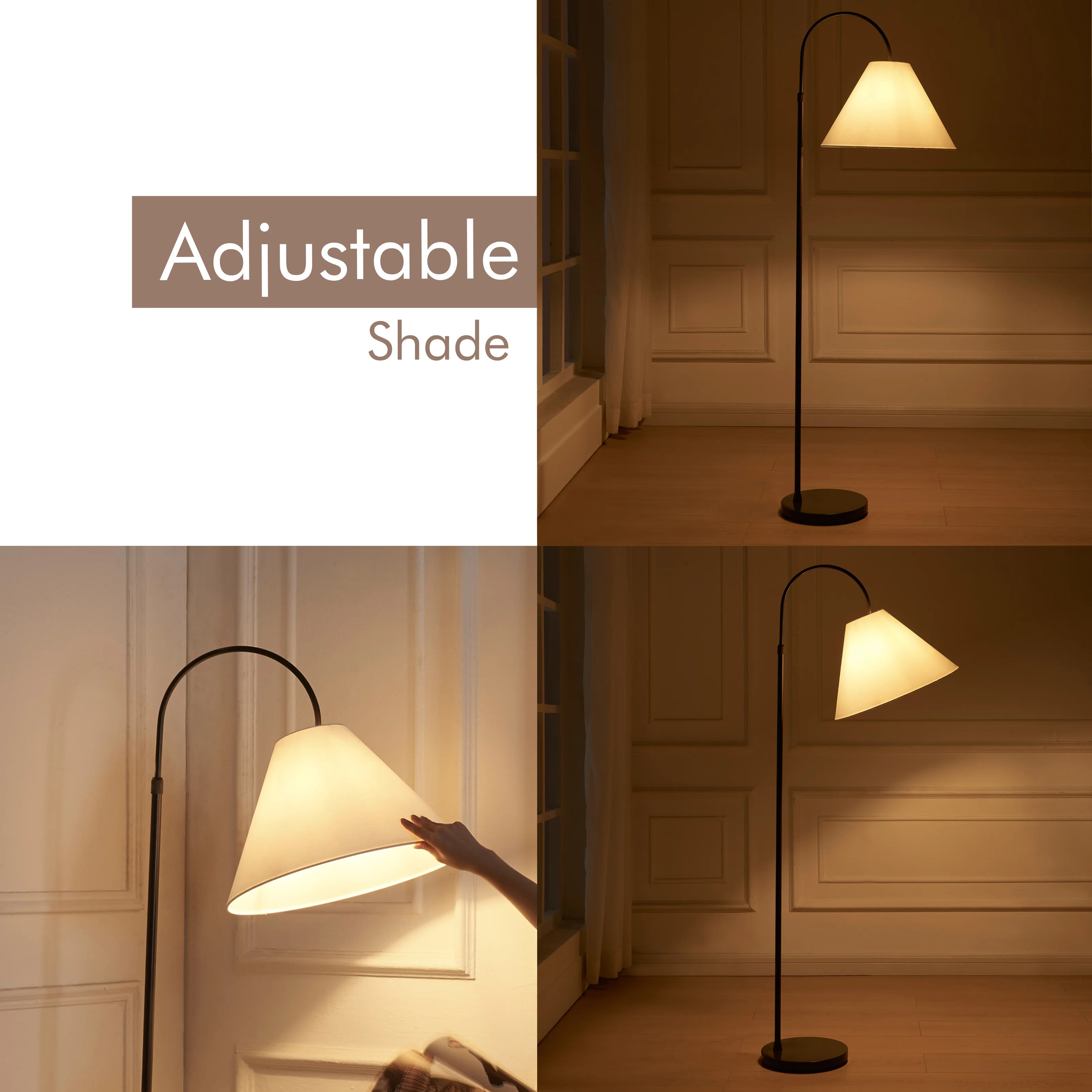 Arcadia 65'' Bronze Arched/Arc Floor Lamp | Wayfair North America