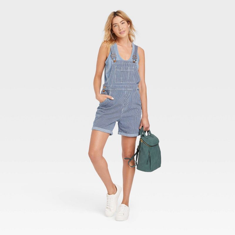 Women's Denim Boyfriend Shortalls - Universal Thread™ | Target