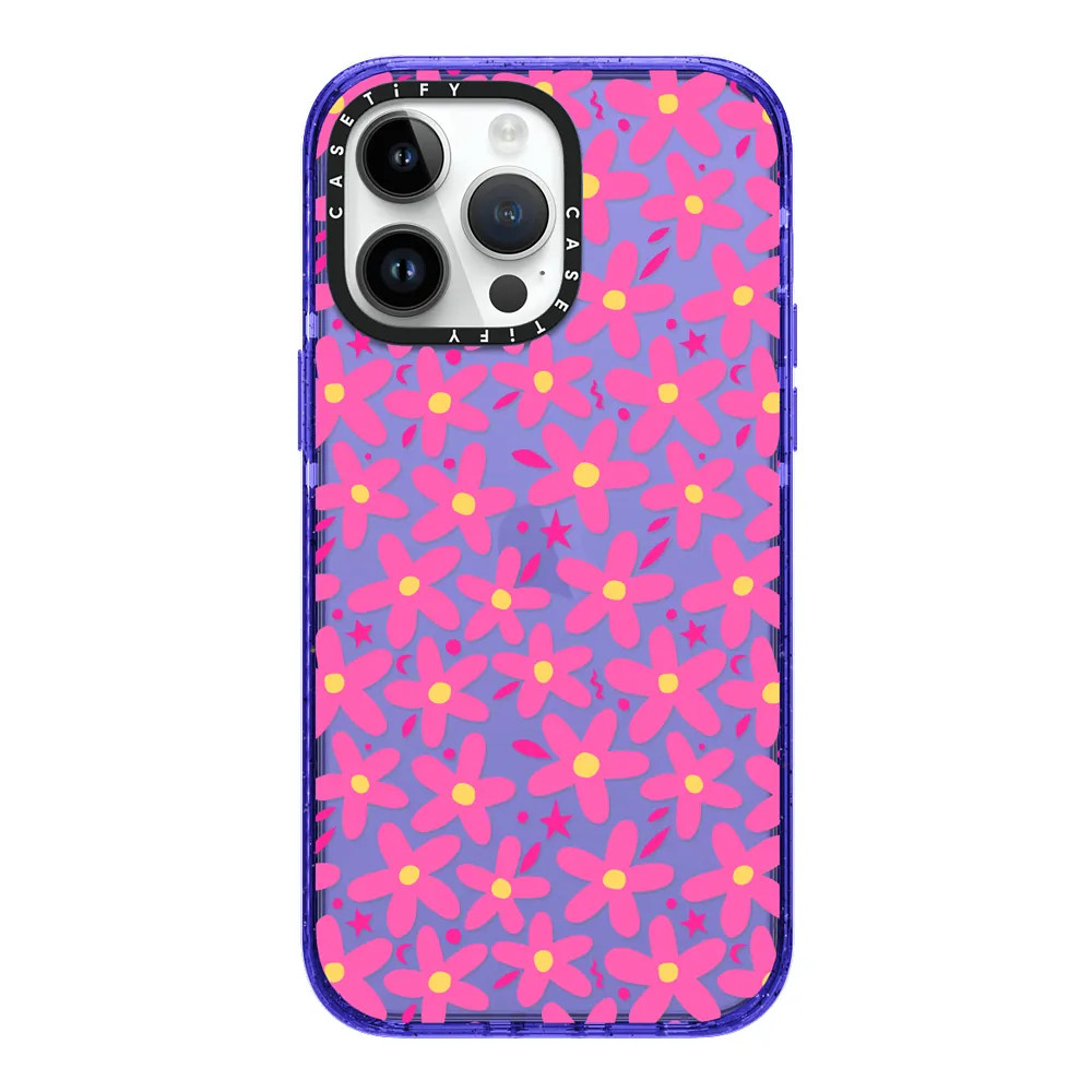 Transparent Pink Flowers Floral Pattern | Casetify (Global)
