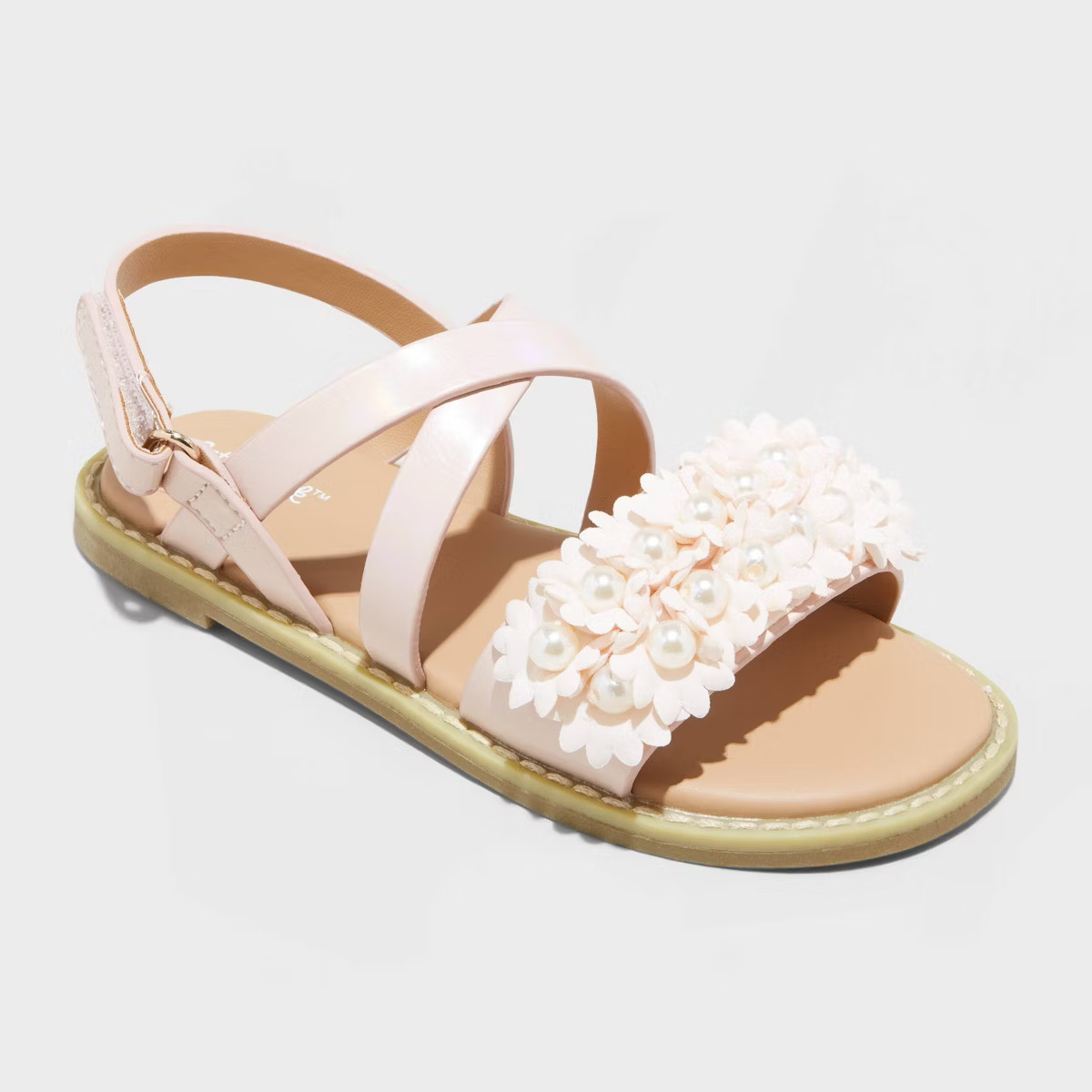 Toddler Arlene Sandals - Cat & Jack™ Light Pink | Target
