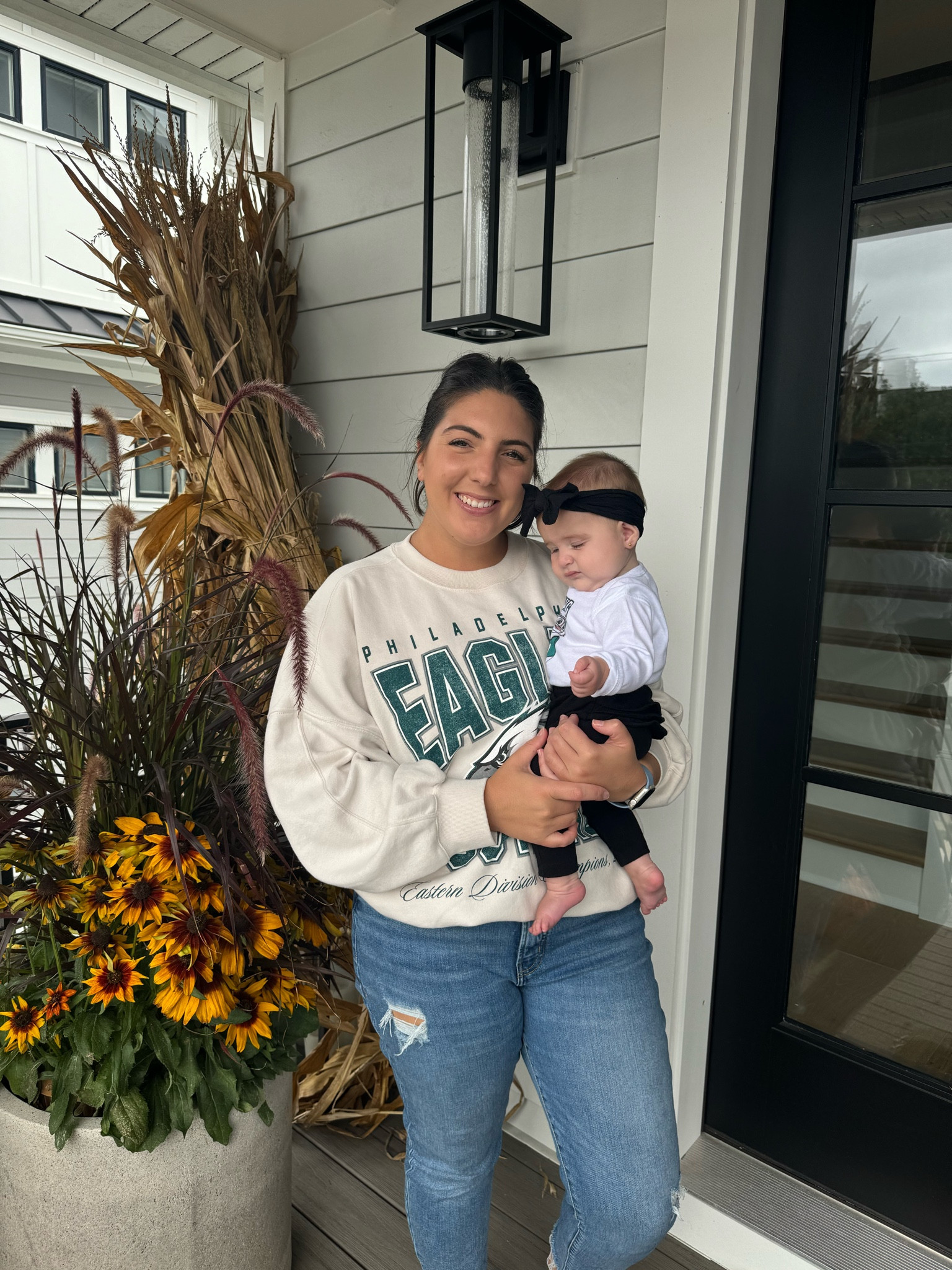 NFL GAME DAY OUTFIT !! EAGLES 🤍 

go birds! 

#LTKStyleTip #LTKBaby #LTKFamily