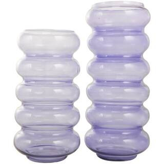 Purple Glass Bubble Vase Set By Ivory And Iris | Michaels® | Michaels Stores