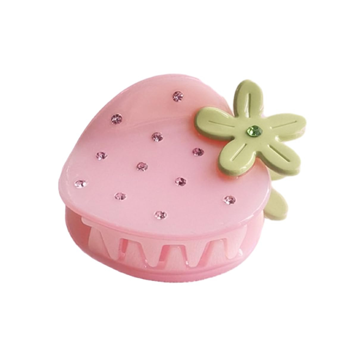 Pink Strawberry Hair Clips,Cellulose Acetate Hair Clips,Small Claw Clips for Girl,Hair Accessorie... | Amazon (US)