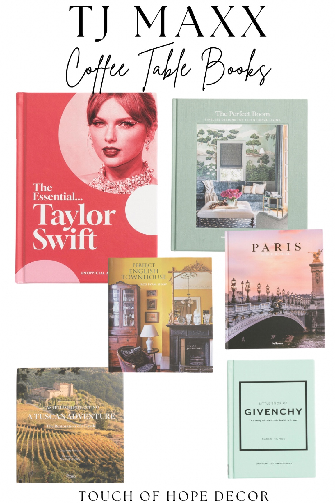 Books can make the perfect Christmas gift for someone you know.

TJ Maxx, Coffee table books, reading books, Christmas gifts