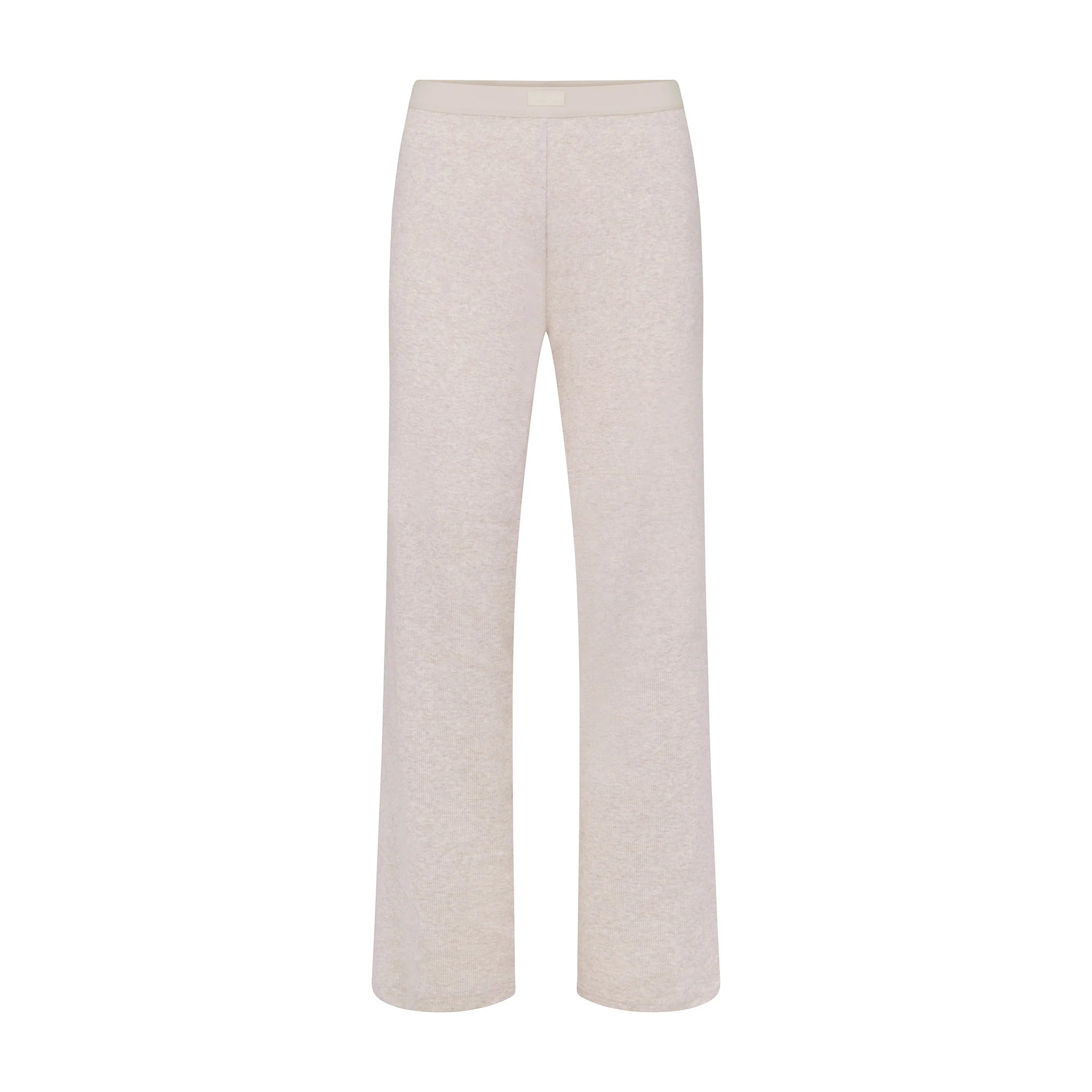 COTTON RIB PANT | HEATHER OATMEAL | SKIMS (US)