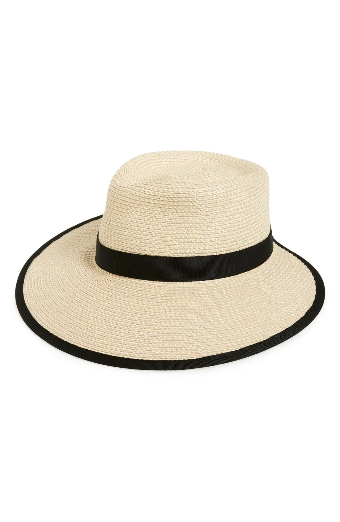 Women's Eric Javits 'Sun Crest' Packable Hybrid Fedora Visor - Ivory | Nordstrom