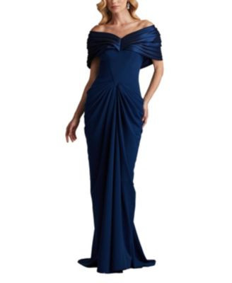 Seraphine Pleated Portrait Collar Gown | Bloomingdale's (US)