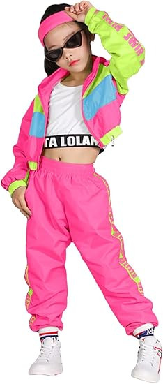 Girls Dance Clothing Set, Hip Hop Modern Jazz Team Performance Costume, Girls Dance Wear Sets | Amazon (US)