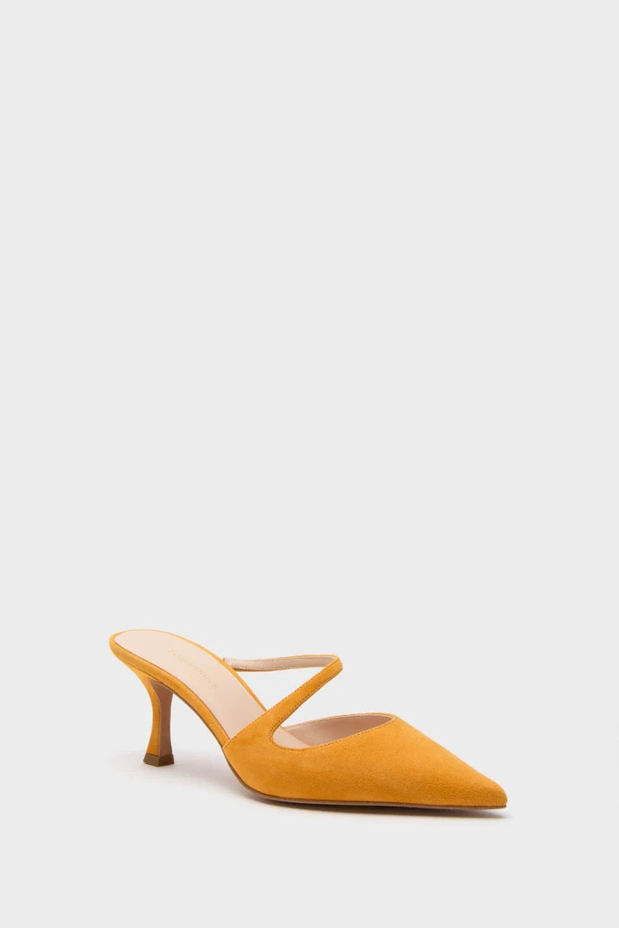 Marigold Suede Mimi Heels | Tuckernuck (US)